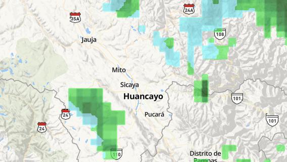 mapa de la ciudad de Huancayo
