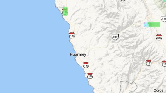 mapa de la ciudad de Huarmey