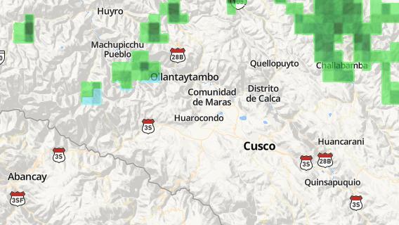 mapa de la ciudad de Huarocondo