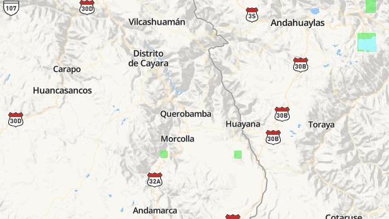 mapa de la ciudad de Querobamba