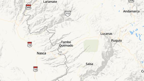mapa de la ciudad de Tambo Quemado