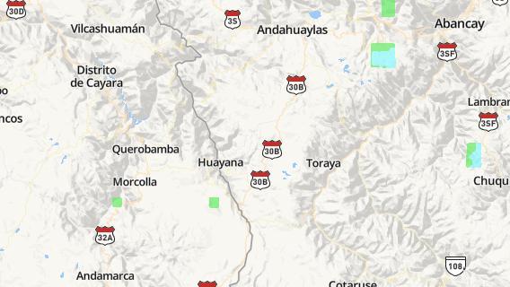 mapa de la ciudad de Umamarca