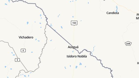 mapa de la ciudad de Acegua