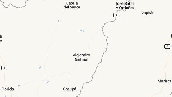 mapa de la ciudad de Alejandro Gallinal
