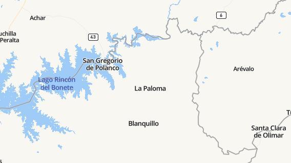 mapa de la ciudad de Blanquillo