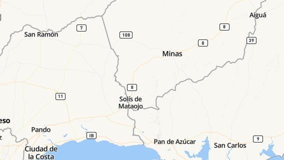 mapa de la ciudad de Solis de Mataojo