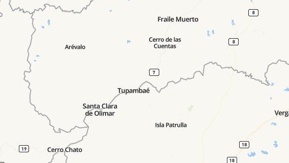 mapa de la ciudad de Tupambae