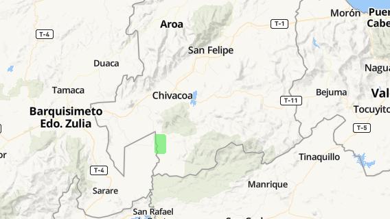 mapa de la ciudad de Chivacoa