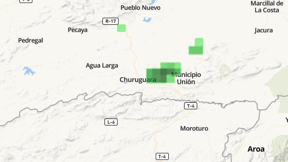 mapa de la ciudad de Churuguara