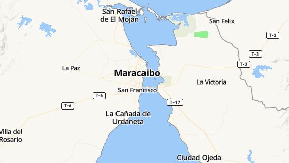 mapa de la ciudad de Maracaibo