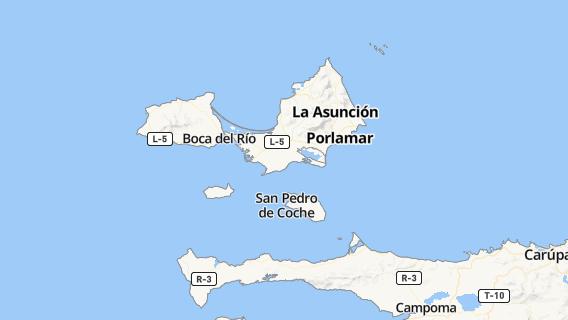 mapa de la ciudad de Punta de Piedras