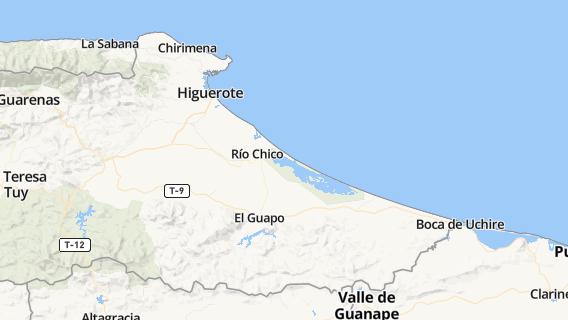 mapa de la ciudad de Rio Chico