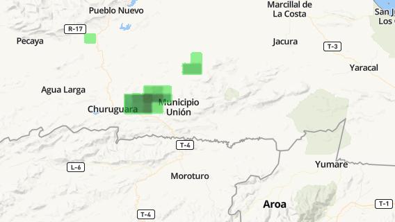 mapa de la ciudad de Santa Cruz de Bucaral
